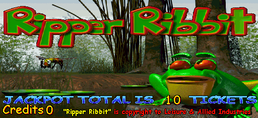 Ripper Ribbit (Version 2.8.4) Title Screen